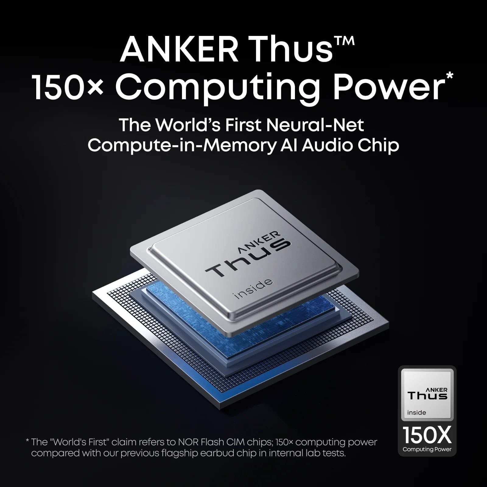  Tai Nghe Không Dây TWS SOUNDCORE Liberty 5 Pro (Bluetooth v6.1, 6.5H, Hi-Res Audio, ANKER Thus™ Al, Dolby Atmos, IP55, Adaptive ANC 4.0, ACAA, Wireless Charging) 