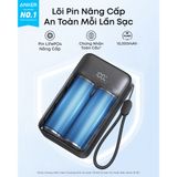  Pin Dự Phòng ANKER A110J 10000mAh 30W (CCC / 3C Certification, 2*Type-C + 1*USB-A port, Digital Display, LiFePO4 Cell) 