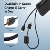  Pin Dự Phòng Baseus EnerFill FC41 20000mAh 100W (Digital Display, with Dual Built-in USB-C Cables, 1*Type-C + 1*USB-A port) 