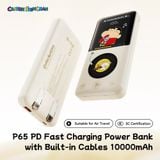  Pin Dự Phòng ROCK Crayon Shinchan P65 10000mAh 22.5W (with Built-in Cables, Smart Digital Display) 