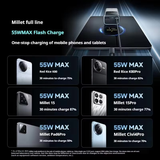  Pin Dự Phòng CUKTECH 10 Mini 10000mAh 55W (2*Type-C + 1*USB-A, LED Digital Display, Flight-approved) 