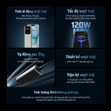  Pin Dự Phòng CUKTECH 10 10000mAh 150W (CCC / 3C Certification, TFT Digital Display, 1*Type-C + 1*USB-A ports, PD3.0/PPS5A/QC/Mi Turbro 120W) 