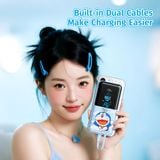  Pin Dự Phòng ROCK Doraemon P55 10000mAh 10W (with Built-in Cables, Smart Digital Display) 