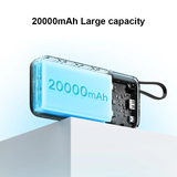  Pin Dự Phòng CUKTECH CP25 20000mAh 55W (2*Type-C + 1*USB-A Port, LED Digital Display, Airline Safe) 