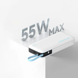  Pin Dự Phòng CUKTECH CP25 20000mAh 55W (2*Type-C + 1*USB-A Port, LED Digital Display, Airline Safe) 