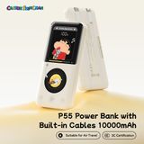  Pin Dự Phòng ROCK Crayon Shinchan P55 10000mAh 10W (with Built-in Cables, Smart Digital Display) 
