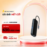  Hub Mở Rộng Kết Nối Đa Năng Baseus AcmeJoy HUB Docking Station Cho Macbook Laptop iPad Điện Thoại (HDMI 4K RJ45 USB3.0 SD/TF PD/Data Jack 3.5) 