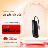  Hub Mở Rộng Kết Nối Đa Năng Baseus AcmeJoy HUB Docking Station Cho Macbook Laptop iPad Điện Thoại (HDMI 4K RJ45 USB3.0 SD/TF PD/Data Jack 3.5) 
