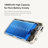  Pin Dự Phòng ROCK P55 10000mAh 10W (with Built-in Cables, Smart Digital Display) 