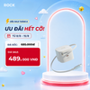  Củ Sạc Nhanh 2C ROCK Crayon Shinchan 35W (with Built-in 70cm Retractable Type-C Cable, GaN Smart Chip Technology, PD3.0, QC4.0, PPS, AFC, FCP, Smart Temperature Control, 8-Layer Safety Protection) 