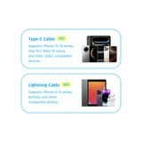  Pin Dự Phòng ROCK Doraemon P55 10000mAh 10W (with Built-in Cables, Smart Digital Display) 