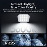  Đèn Trợ Sáng Máy Ảnh Từ Tính ULANZI IN07 2W Dùng Cho Insta360 & Go Ultra Camera (500mAh, 3-level Brightness, CRI: ≥95, 180° Rotation, 5600K, IPX4) 