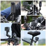 Ulanzi CM025 Bike/Motorcycle Handlebar Mount 360° Rotating Action Camera with Adapter for GoPro Hero 13 12 11 10 for Insta360 