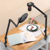 Ulanzi VIJIM LS25 C-clamp Flexible Desktop Light Stand Microphone Holder Live Boom Arm With Ball Head for DSLR Smartphone