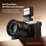  Ulanzi LA10 Mini Flash Trigger with Hot Shoe Mount 8m Wireless for Digital Cameras Flash Lights Outdoor Livestreaming Vlog Shots 