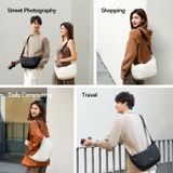  Ulanzi HMN1Lunar Sling Bag Travel Shoulder with Divider Adjustable Strap Crossbody Carry for Photography Mirrorless Camera Lens 