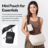  Ulanzi HMN1Lunar Sling Bag Travel Shoulder with Divider Adjustable Strap Crossbody Carry for Photography Mirrorless Camera Lens 