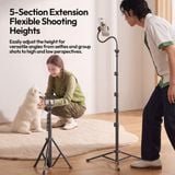  Ulanzi MT13 Flexible Gooseneck Phone Tripod with 1/4" Universal Mount for Smartphone Cameras Overhead Food Shot Photography Vlog 