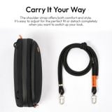  Ulanzi YY08 TechLite Sling Bag 2L Smart Storage Shoulder for Action Camera Livestream Vlog Shot for Outdoor Casual Days Out Trip 