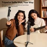  ​Ulanzi MA66 Magnetic Quick Release Tripod for DJI Osmo Pocket 3 for Outdoor Travel Vlogging Shots Foldable Handle Selfie Stick 