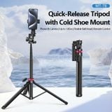  Tripod Dùng Cho Điện Thoại + Máy Ảnh ULANZI MT-78 (with Cold Shoe Mount, 1.85M, with Flexible Ball Head, with Remote Control, 1kg Load Capacity) 