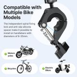  Ulanzi CM025 Bike/Motorcycle Handlebar Mount 360° Rotating Action Camera with Adapter for GoPro Hero 13 12 11 10 for Insta360 