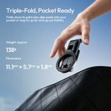  Ulanzi MA67 Magnetic Tri-Fold Phone Stand 360° Flexible Rotation Desktop Stand Handheld Mantis Mode for Smartphone Photography 