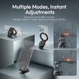  Ulanzi MA50 Phone Holder Uka Magnetic Smartphone Stand Multi-Angle Livestreaming Vlog with 1/4" Universal Backpack Strap Mount 