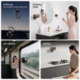  Ulanzi SK-22 Clip-On Electric Suction Cup MagMount 360° Rotation for Smartphone Livestreaming Car Window Kitchen Dressing Table 