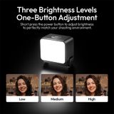  Ulanzi LM24 Quick Release Mini Light II for DJI Osmo Action 6/Nano Three Brightness Levels Fill Lighting Outdoor Hiking Vlogging 