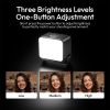 Ulanzi LM24 Quick Release Mini Light II for DJI Osmo Action 6/Nano Three Brightness Levels Fill Lighting Outdoor Hiking Vlogging
