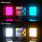  Ulanzi VL49 RGB Camera Light LED Video 2500K-9000K 800LUX Magnetic Mini Fill Light 3 Cold Shoe 2000mAh Type-C for Youtube 