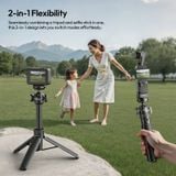  Ulanzi MT90 Cka Quick-Release Tripod 2-in-1 Tripod &amp; Selfie Stick for Outdoor Vlog Travel Livestreaming Shots with Backpack Clip 