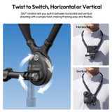  Ulanzi ZJ09 Flexible POV Neck Magnetic Mount for Action Camera Livestreaming Vlogging Shots Daily Record with 360° Rotation 
