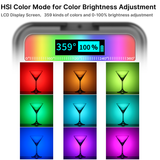  Ulanzi VL49 Full Color RGB LED Video Light 2500K-9000K 800LUX Magnetic Mini Fill 3 Cold Shoe 2000mAh Type-C Camera Light 