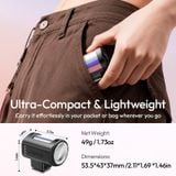  Ulanzi KL01 Mini Camera Flash with Built-In Color Filters GN10 Flash for Canon Nikon Pentax Fujifilm Olympus DSLR Bright Natural 