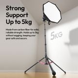  Ulanzi T230 Reversible Leg Light Stand Tripod for COB Light Ring Fill Light Camera Softbox Outdoor Shooting Portrait Photography 