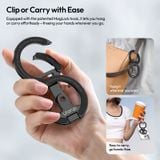  Ulanzi MA02 MagLock Dual Magnetic Phone Stand Slim Foldable Design with Universal 1/4" Mount for Gym Refrigerator Vlog Shots 