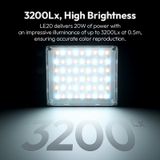  Ulanzi LE20 20W RGB Pocket Light Full Color CRI 95+ with Type-C Charging for Portrait Food Still Life Photography Video Light 