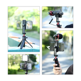  Ulanzi ST-17 Phone Holder Vertical Horizontal 360° Adjustable Phone Mount Clamp with Cold Shoe 1/4'' Tripod Adapter for Phone 