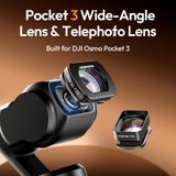  Ulanzi F35 Pocket 3 Wide-Angle Lens / Telephoto Lens for DJI Osmo Pocket 3 Magnetic Photograph Attachment Quick Installation 