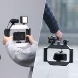  Ulanzi U-Rig Video LED Light Wireless Remote Smartphone Video Light 2 in 1 Ring Light Handheld Light with Bracket for DSLR 