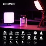  Ulanzi C10RGB Pocket Power 10W RGB Video Light 1800-9000K CCT LED Light for Photography Camera Smartphone Tripod Video Vlog Shot 