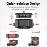  Ulanzi TT31 Claw Quick Release Tripod 2-in-1 Tripod and Monopod with 360° Panoramic Head 180° Revertible Legs for DSLR Camera 