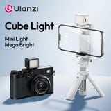  Ulanzi DG01 Cube Light Mini Photography Light for action Cameras Tripods Selfie Live Streaming Vlog Product Shots Video Call 