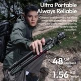  Ulanzi JJ05 GlideGo Travel Tripod  for Canon Nikon Sony DSLR Camera 5KG Load Vertical Horizontal Shots with Uka Quick-Release 