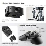  Ulanzi PK-08 Pocket 3 Mini Tripod / PK-11 Arri Locating Base for Livestreaming Vlog Travel Photograph for DJI Osmo Pocket 3 