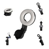  Ulanzi LM004 Compatible with Pocket 4 Gimbal Ring Light Photography Fill Light for Action Camera Group Shots Livestream Vlogging 