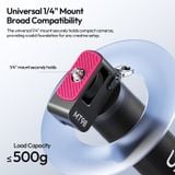  Ulanzi MT98 Foldable Selfie Stick Tripod for Insta360 X4/X5 for DJI Action 4/5/6 Action Cameras Outdoor Travel Vlogging Shots 