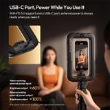  Ulanzi PL15RGB Handheld RGB Ring Light 3 Lighting Modes for Smartphone Action Camera Livestreaming Vlog Shots with 1/4" Mount 